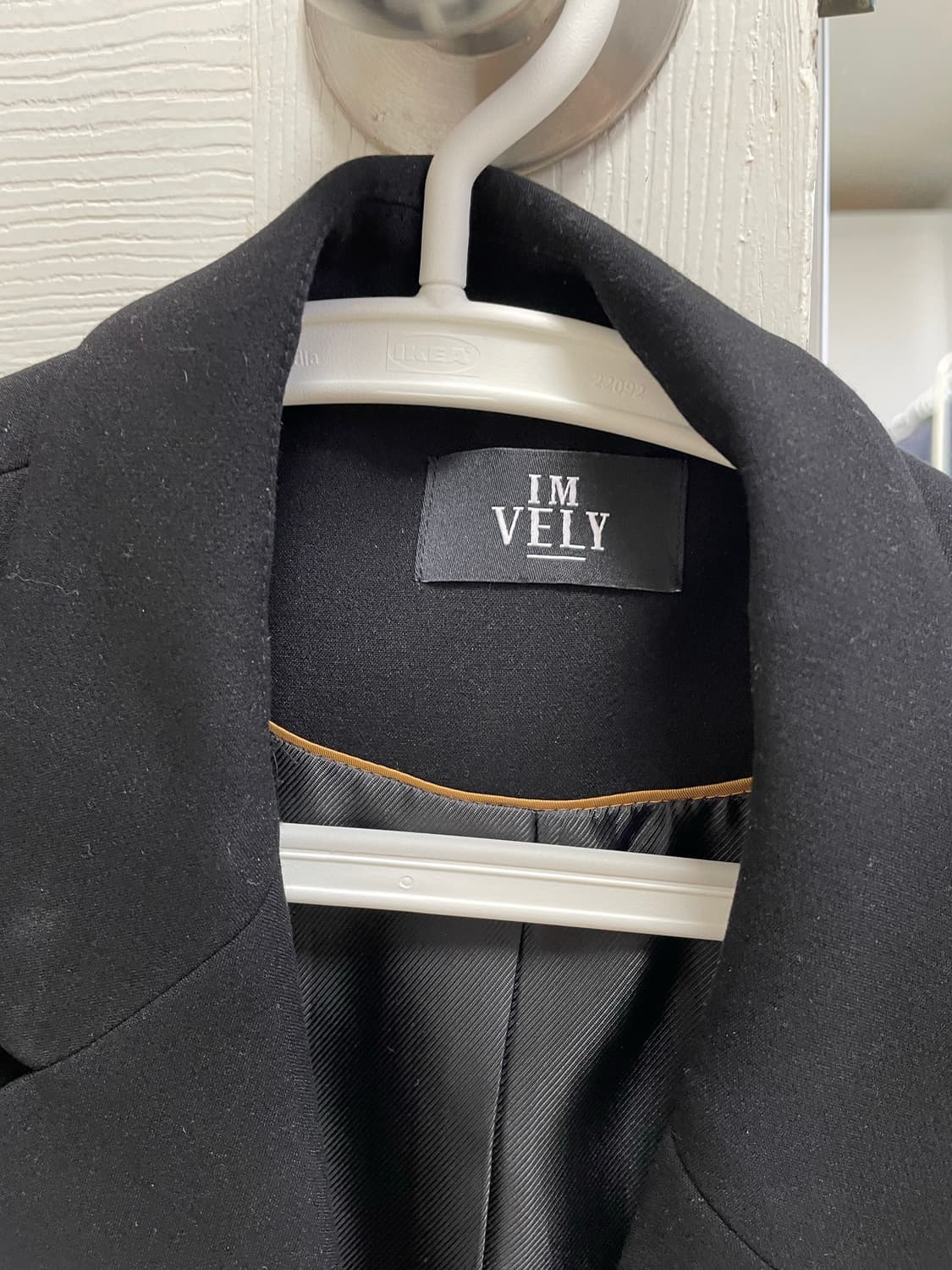 임블리 블랙 블레이저 오버핏 상품이미지2