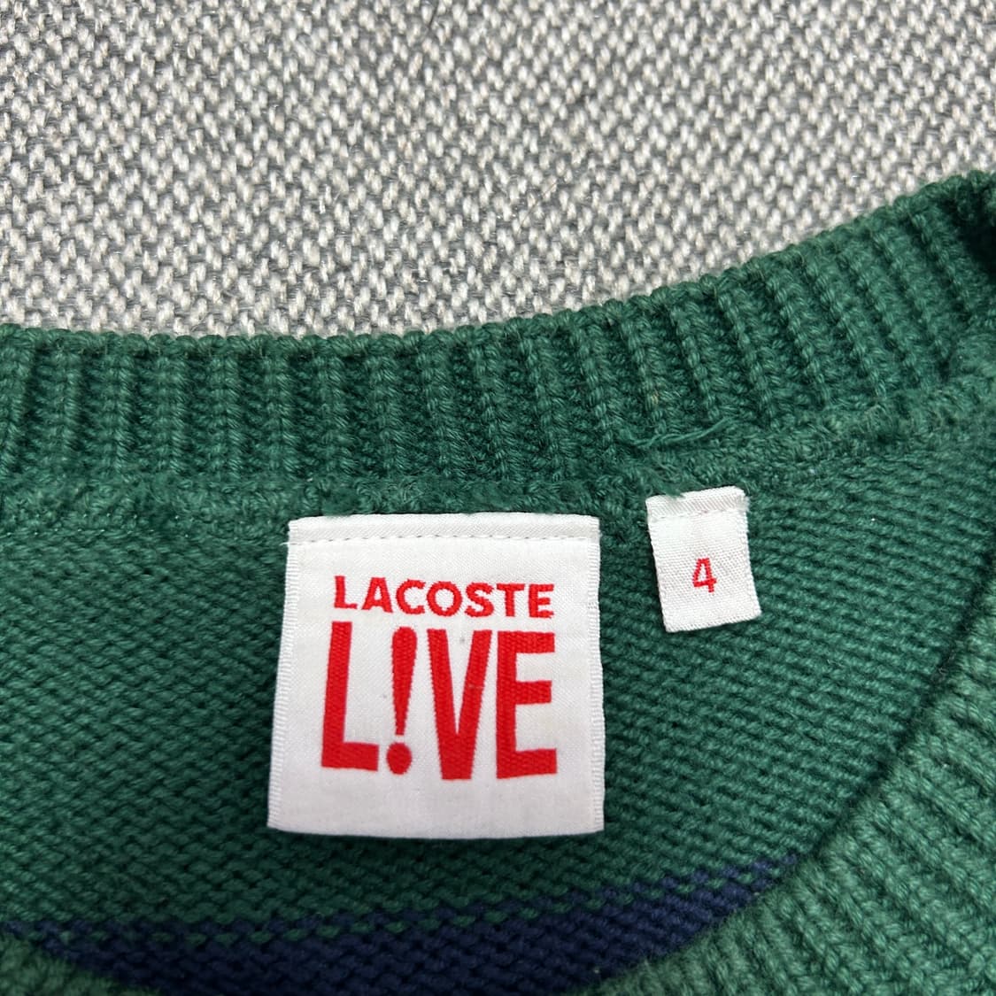 라코스테 페어아일 코튼 니트(4) 상품이미지2
