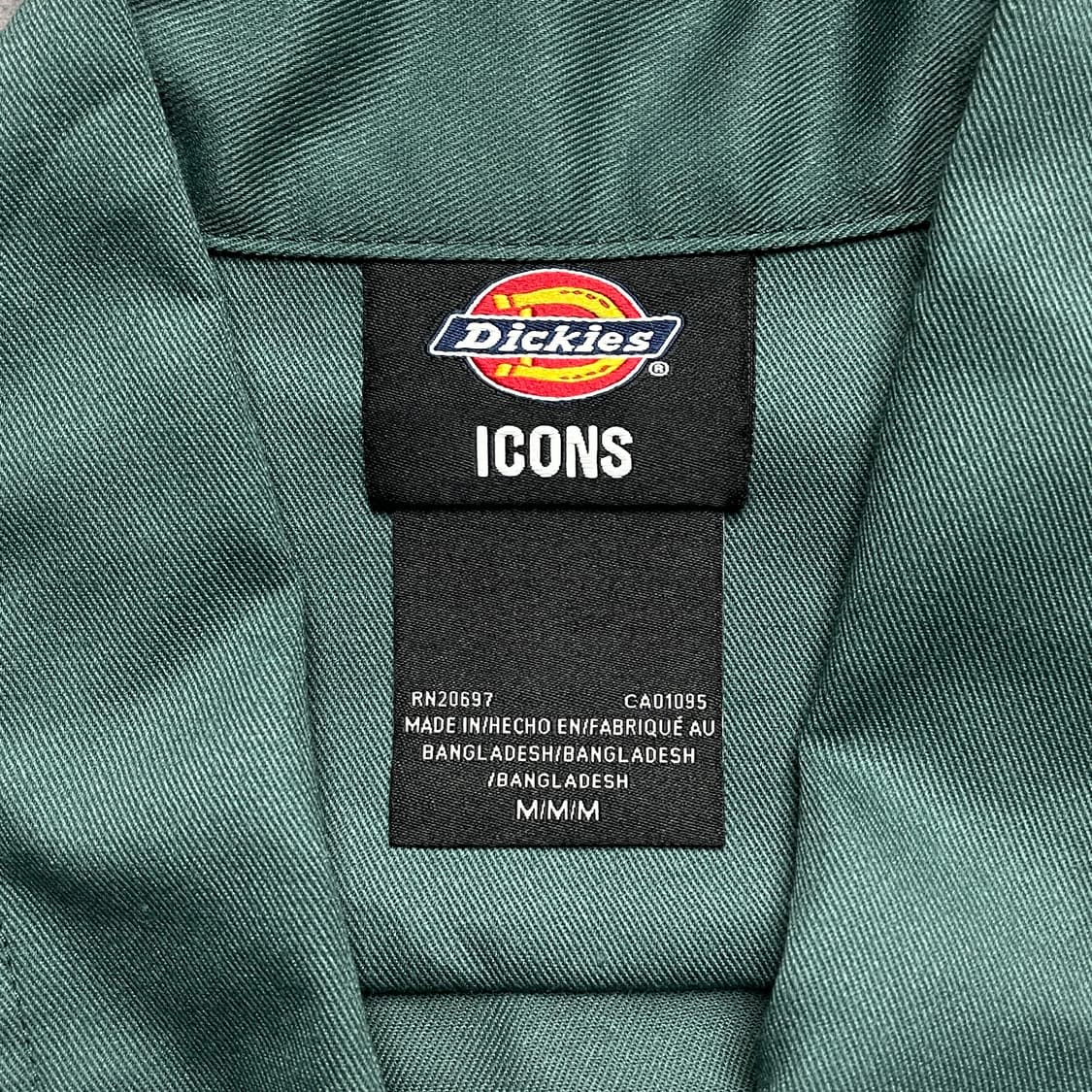 DICKIES 디키즈 빈티지 그린 플랩포켓 반팔 워크 셔츠 A01031 상품이미지9