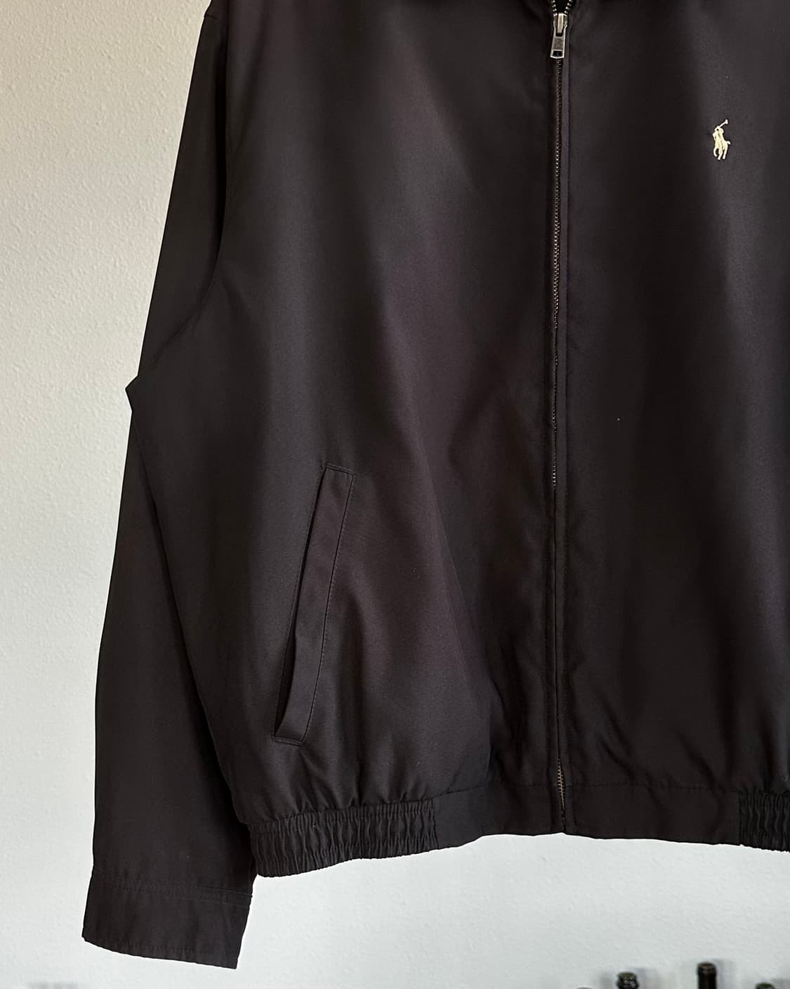 [M-L]폴로 랄프로렌 체크 라이닝 바이스윙 블루종 자켓 상품이미지4