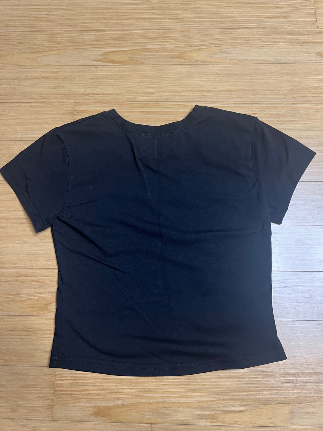 쓰리타임즈 쓰탐 쥬얼티 jewel tee 블랙 S 상품이미지5