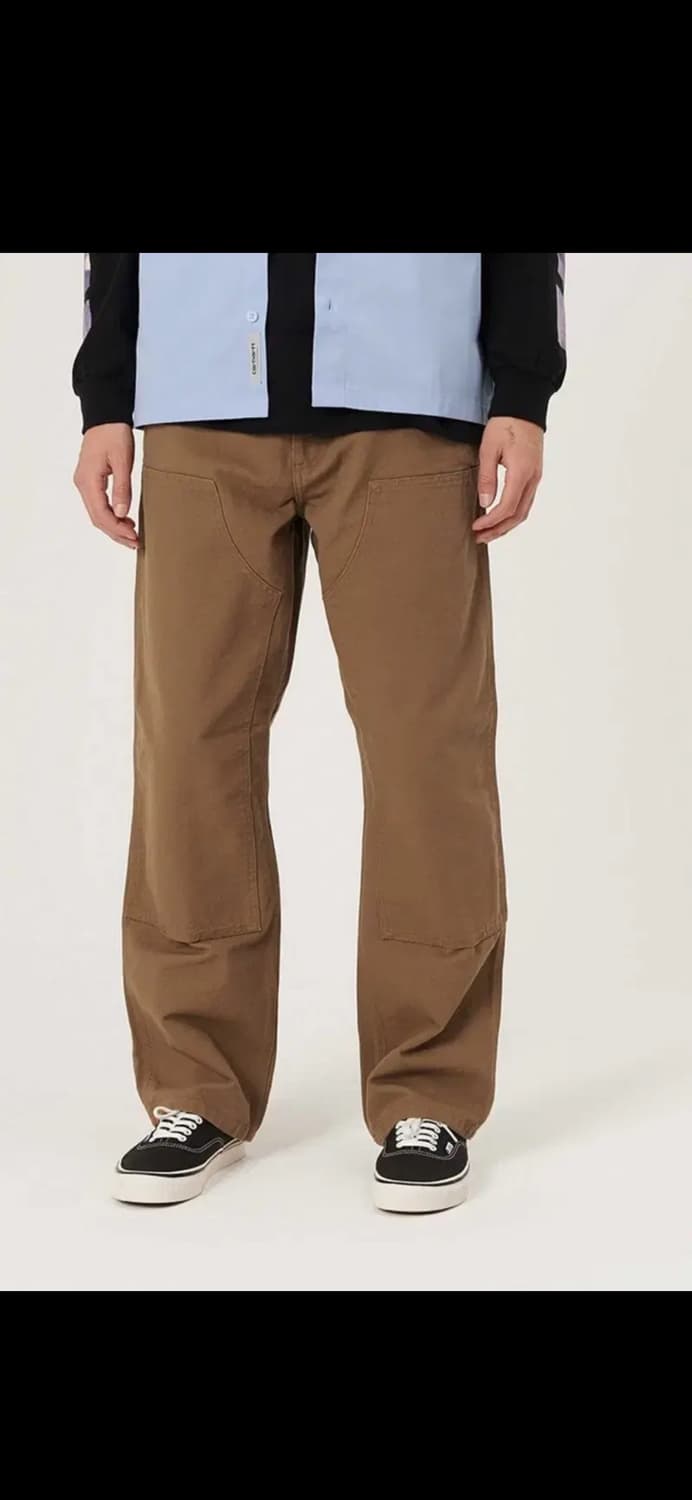 칼하트 윕 CARHARTT WIP 더블니 팬츠 브라운 30/32 상품이미지2