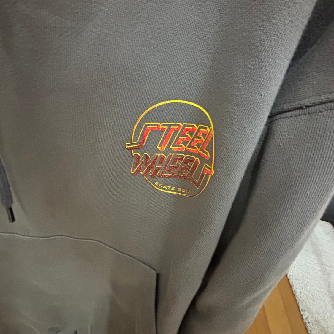 스틸휠즈 플레임 후드티 M 상품이미지2