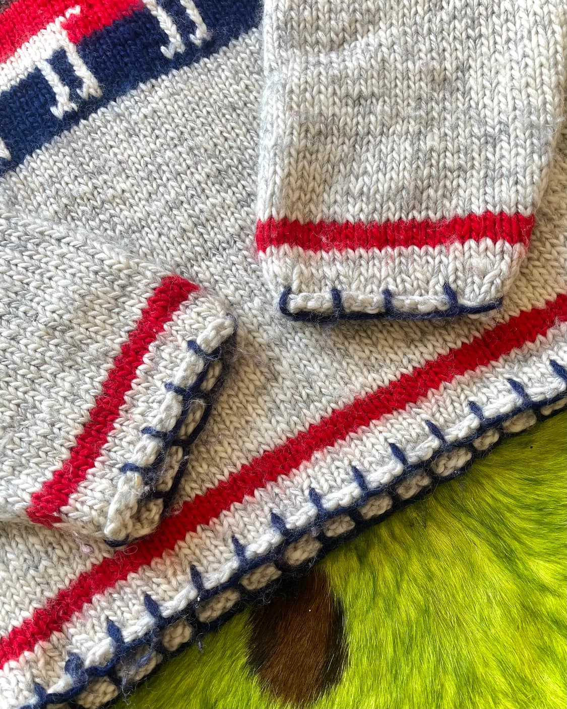 1980s SEVEN ISLAND Old Heavy Wool Knit 상품이미지7