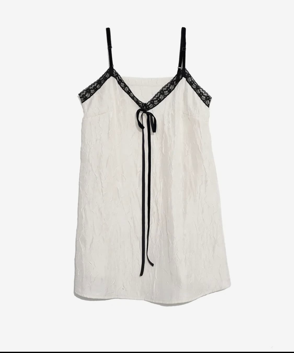 CRUMPLED SLIP TOP_IVORY 상품이미지1