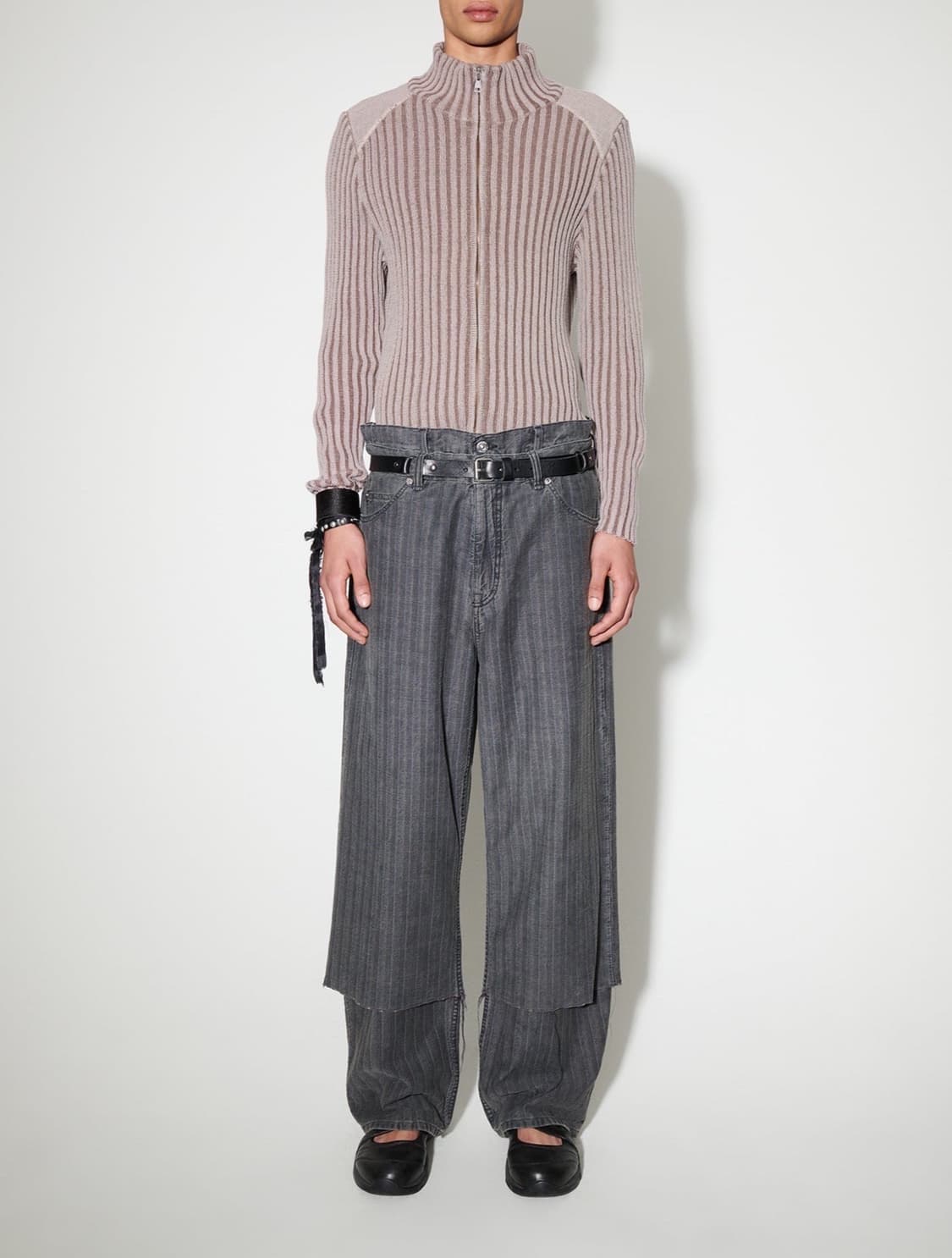 (정품/새상품) 아워레가시 남성 코튼 캐시미어 클래식 집업 가디건 상품이미지5