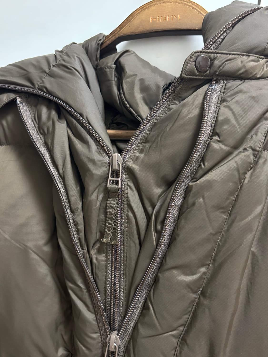 누마레 EE 패딩 브라운 (M) 실사O 상품이미지6