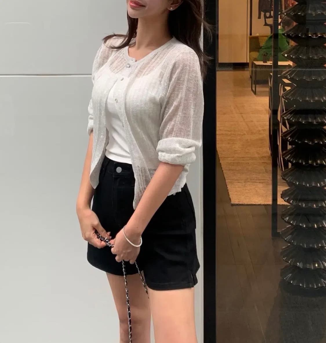 [새 상품] 쥬드마켓 글리터 가디건 상품이미지3