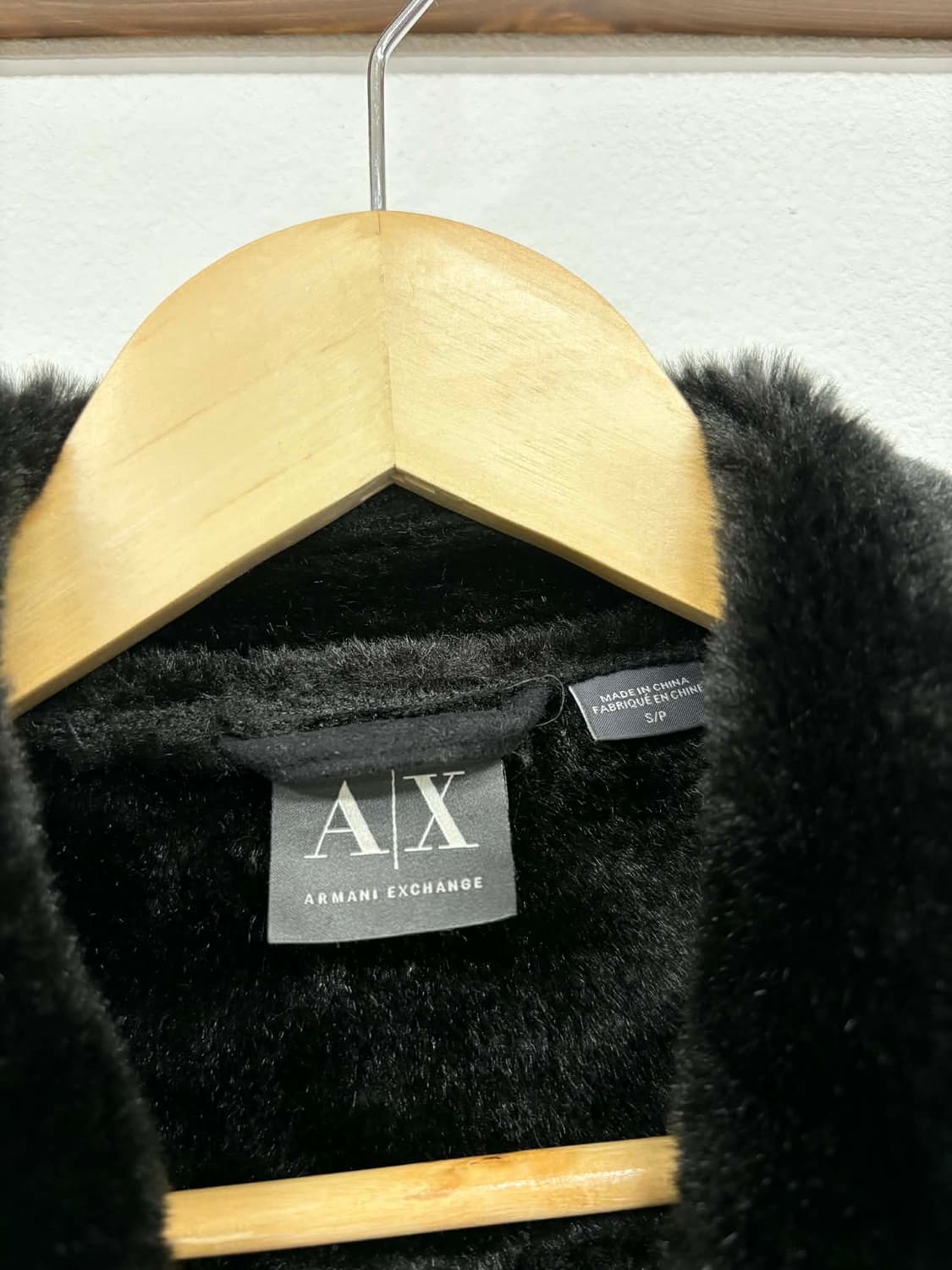 [S] 아르마니 익스체인지 투웨이 포우 퍼 바이커 자켓 상품이미지4