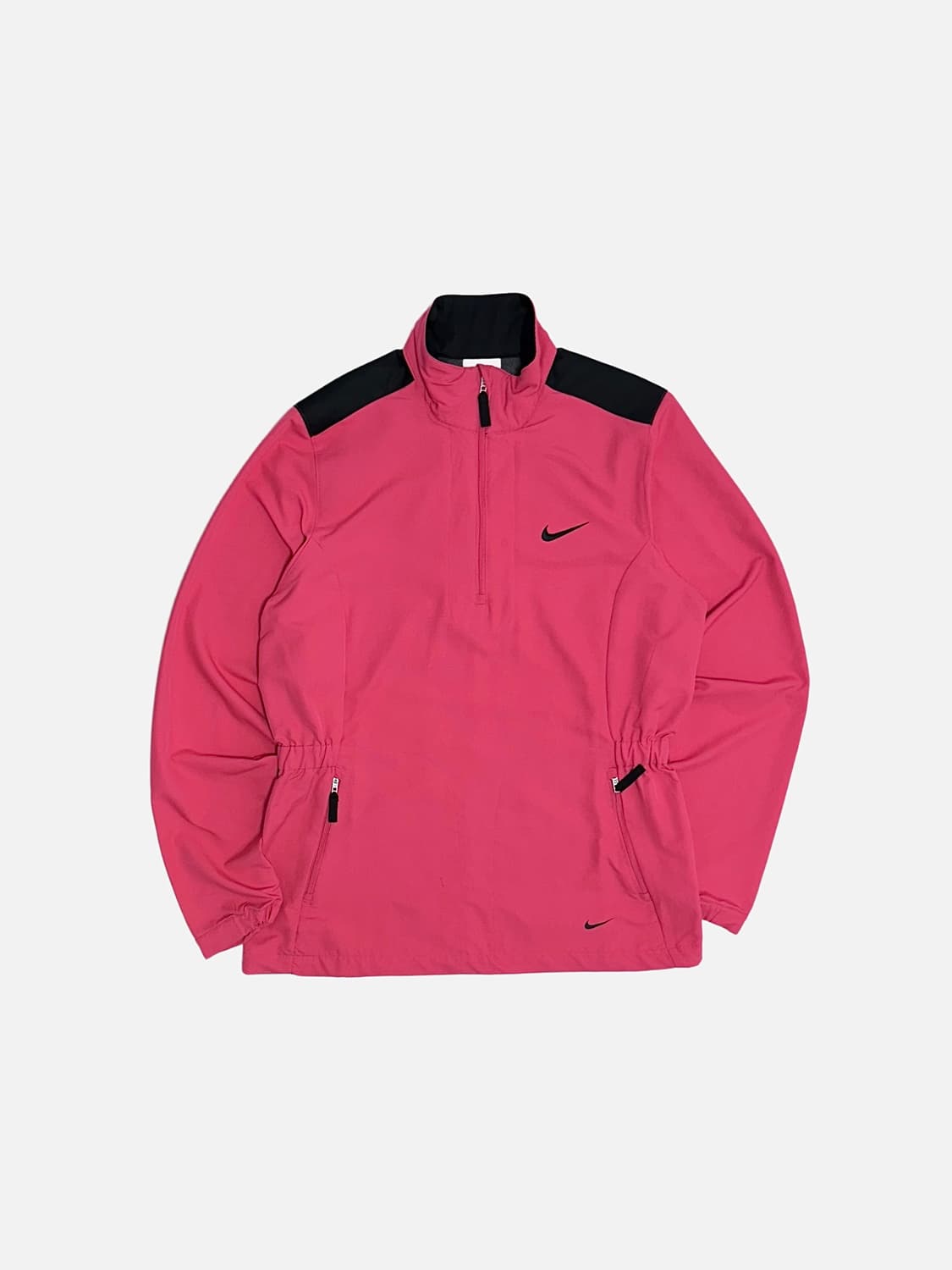 나이키 골프 스우시 아노락 반집업 바람막이 핑크 상품이미지1