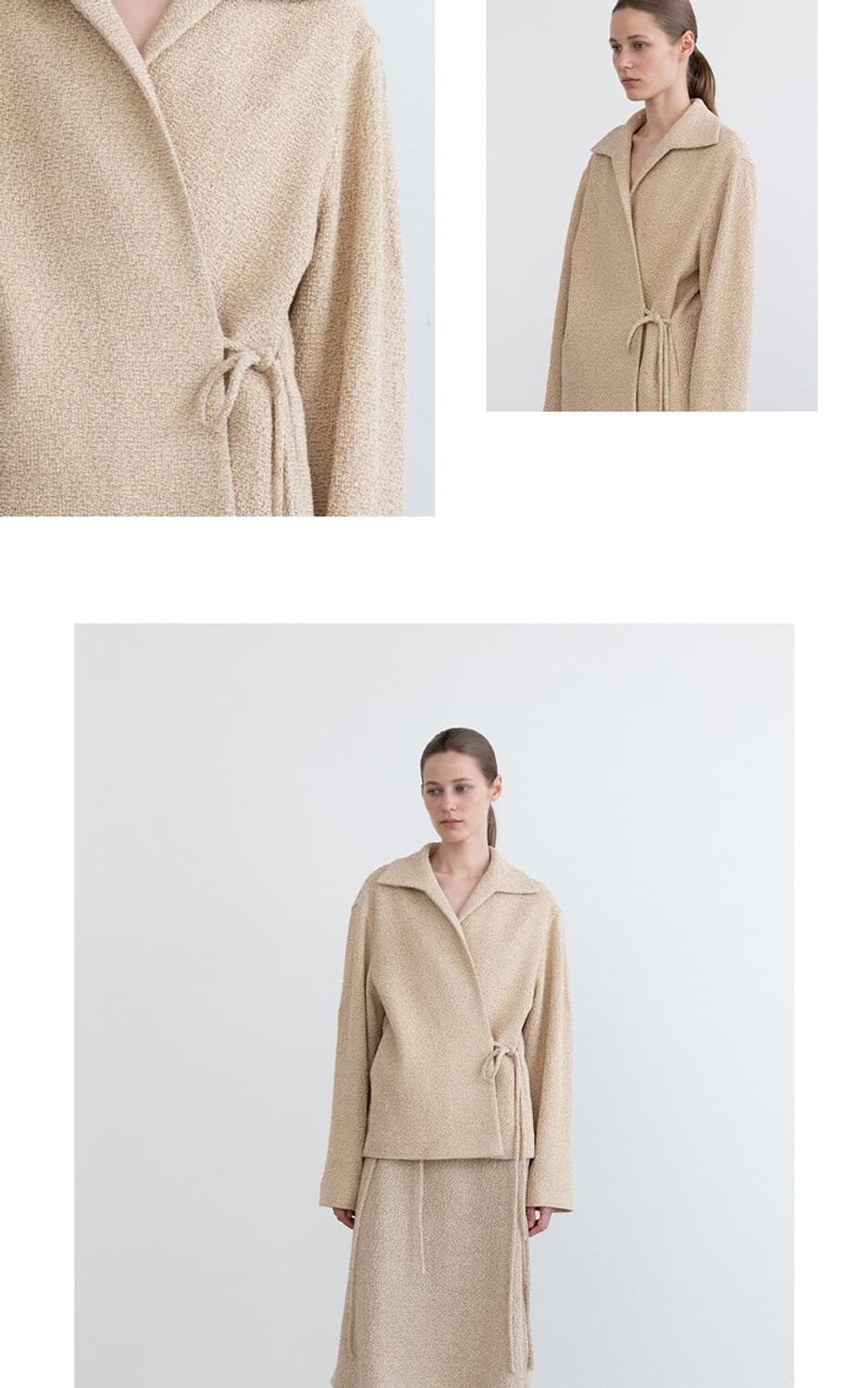 르셉템버 가디건 자켓 SIDE STRING JACKET LE17SEPTE 상품이미지3