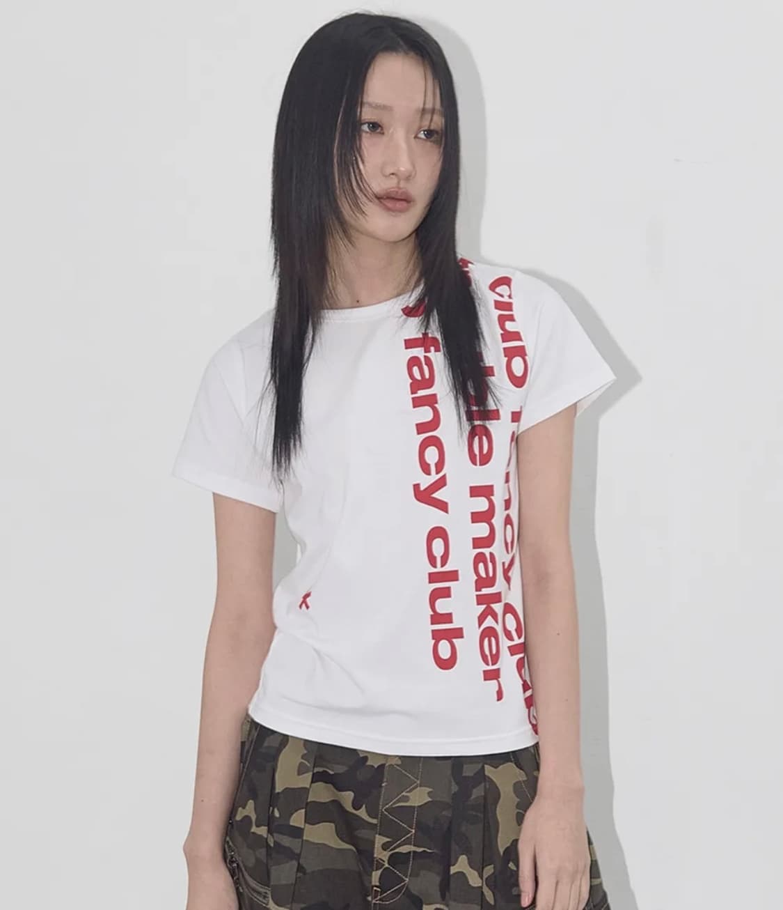 팬시클럽 베이워치 크롭 티 화이트  상품이미지1