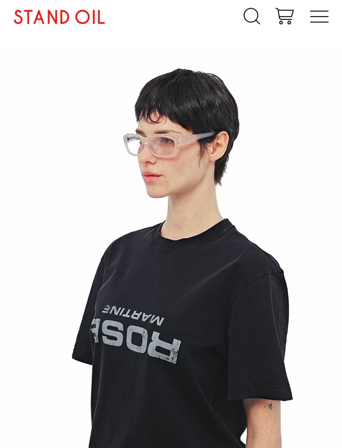 스탠드오일 커브드 글로우 선글라스 크림 상품이미지1