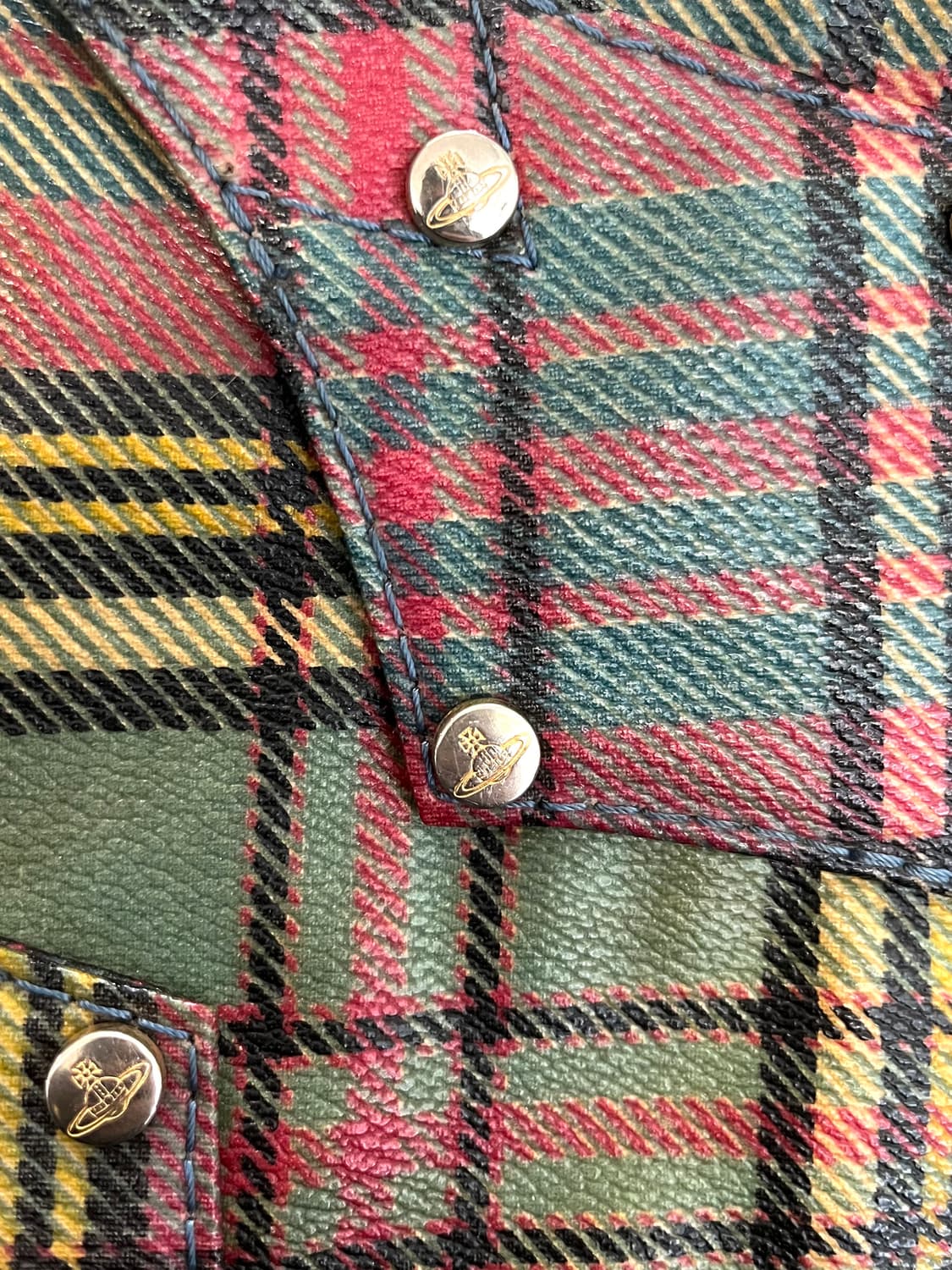 비비안웨스트우드 체크 미니백 상품이미지4