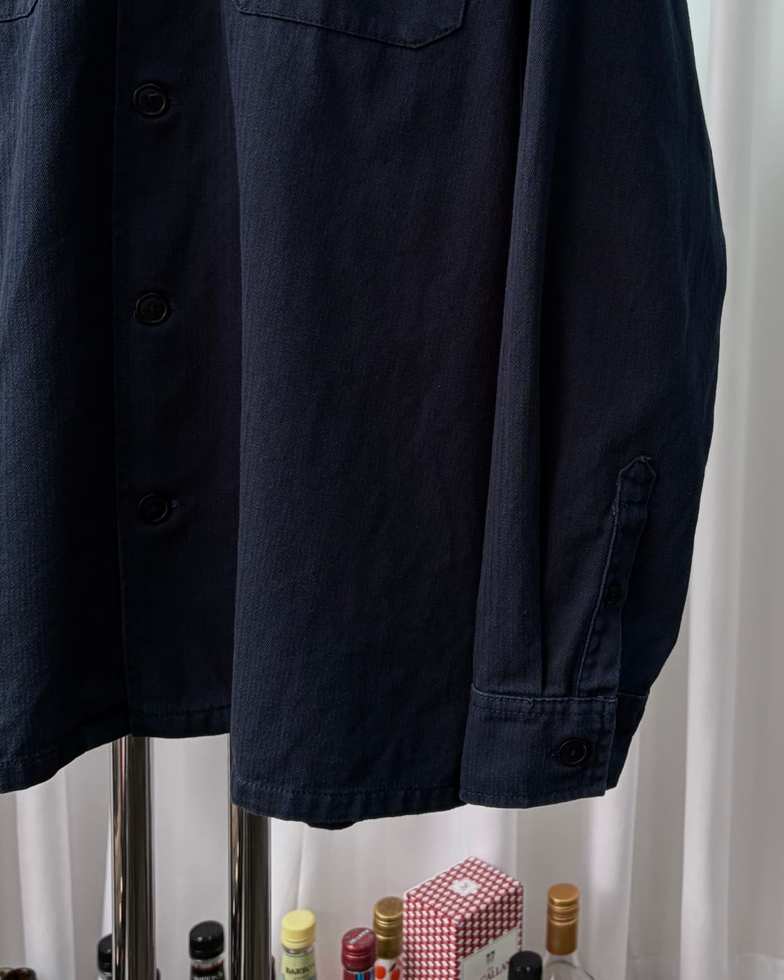 [XL]데우스 엑스 마키나 워크 셔츠 자켓 navy 상품이미지5