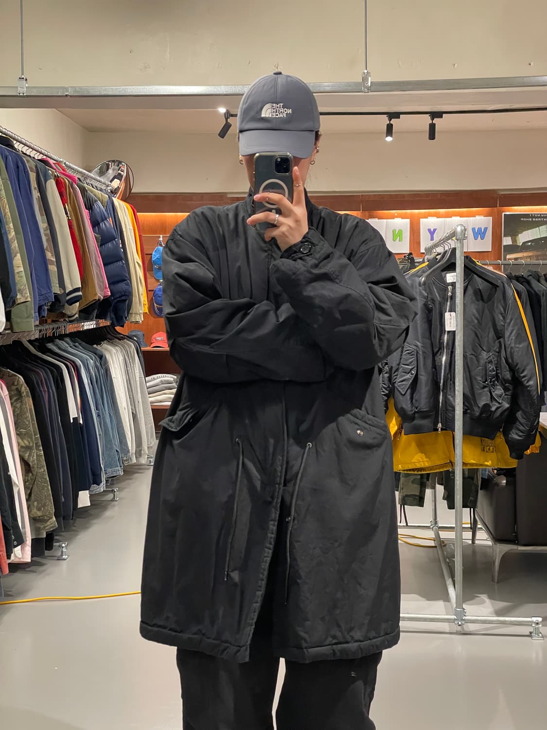 빈티지 야상 패딩 점퍼 상품이미지1