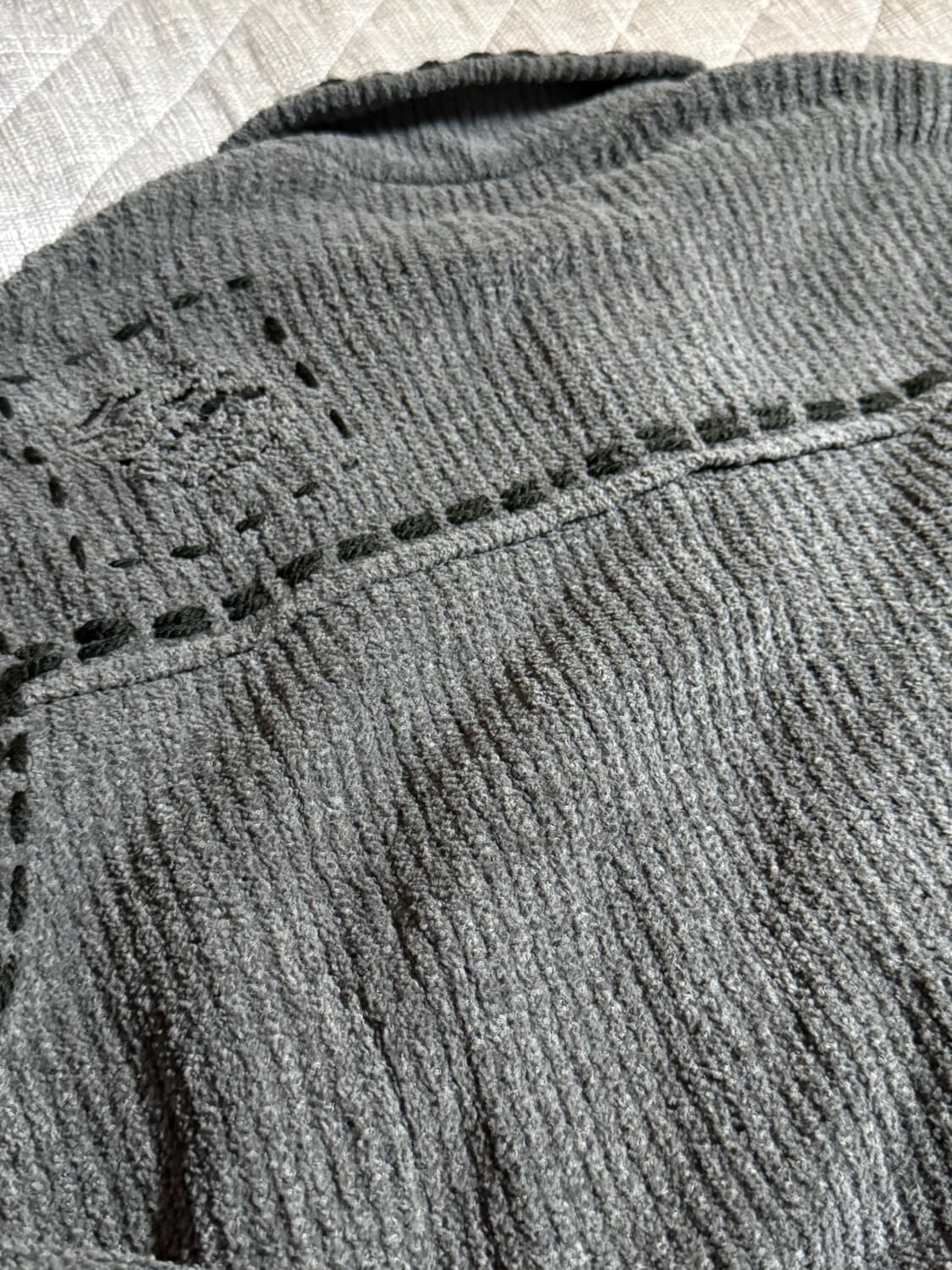 네이버후드 핑거린 phingerin 스티치 니트 가디건 100사이즈(M) 상품이미지10