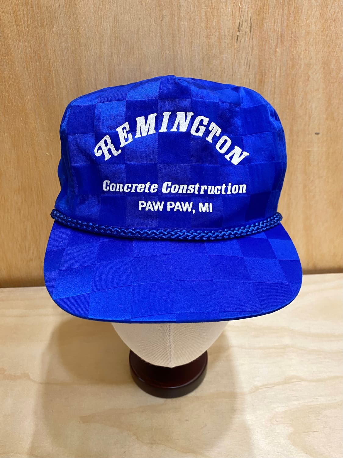 80's VTG checker board cap 80년대 빈티지 체커보드 상품이미지3