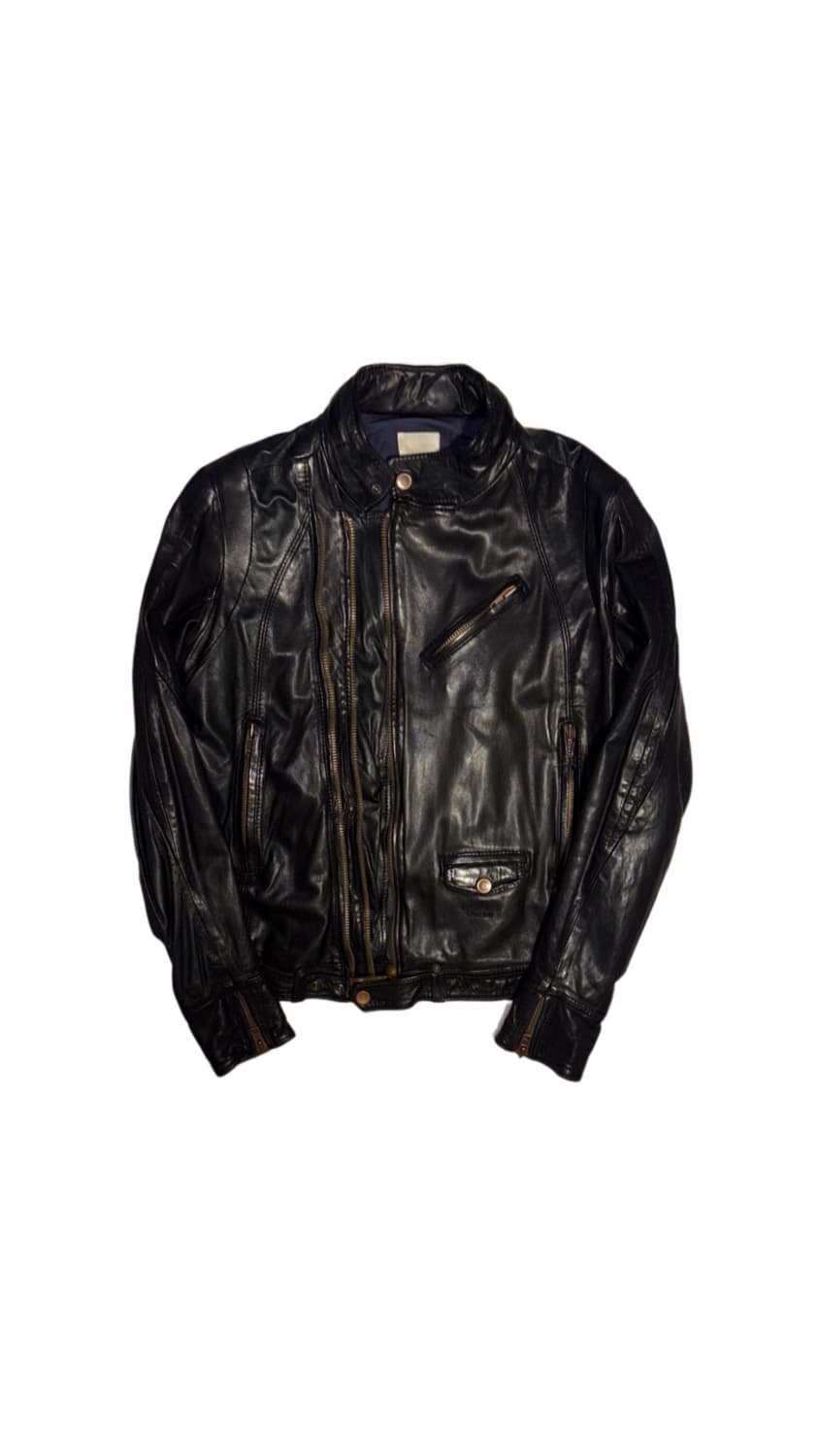 Diesel Leather Rider Jacket 상품이미지2