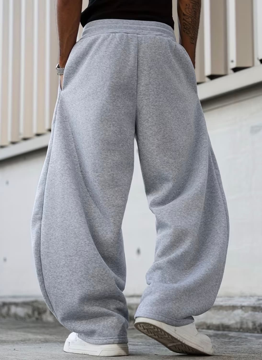 [새상품] 오버핏 와이드 벌룬 팬츠 트레이닝 바지 상품이미지2