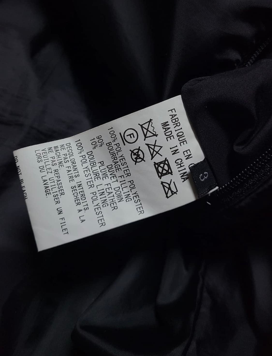 요지야마모토 백포켓 구스다운 경량 패딩 상품이미지4