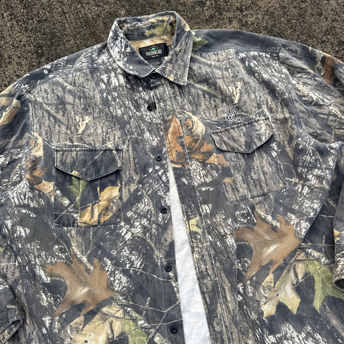 [XXL] 리얼트리 패턴 빅사이즈 셔츠 상품이미지5