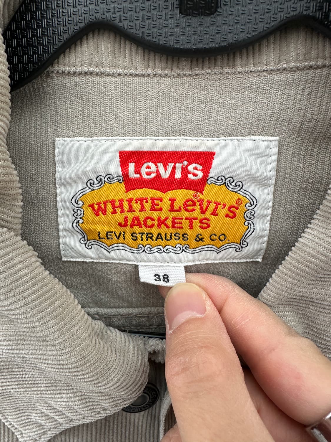 (실측M) 리바이스 화이트탭 코듀로이 자켓 상품이미지5