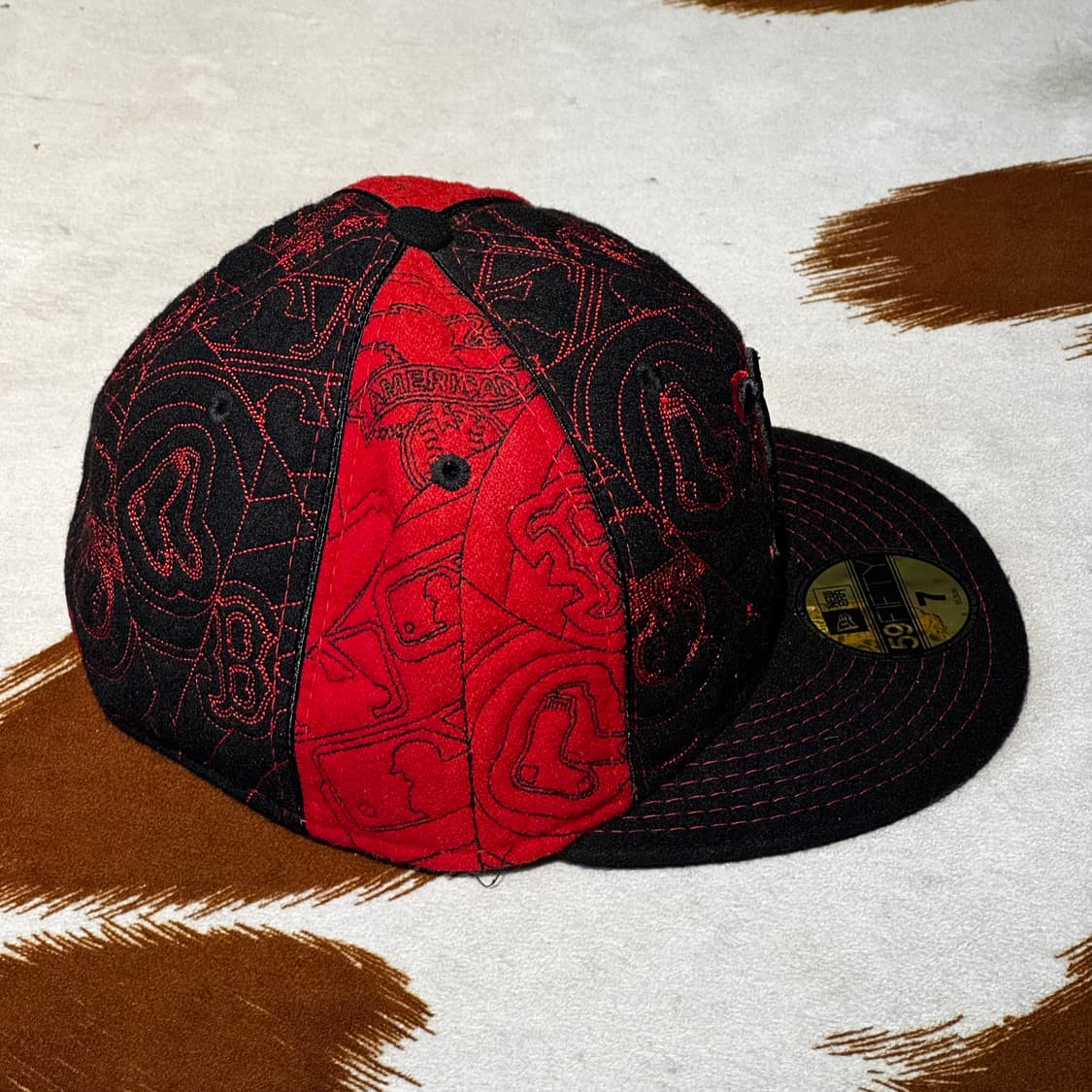 뉴에라 울 스티치 스냅백 (55.8cm) 보스턴 레드삭스 상품이미지6