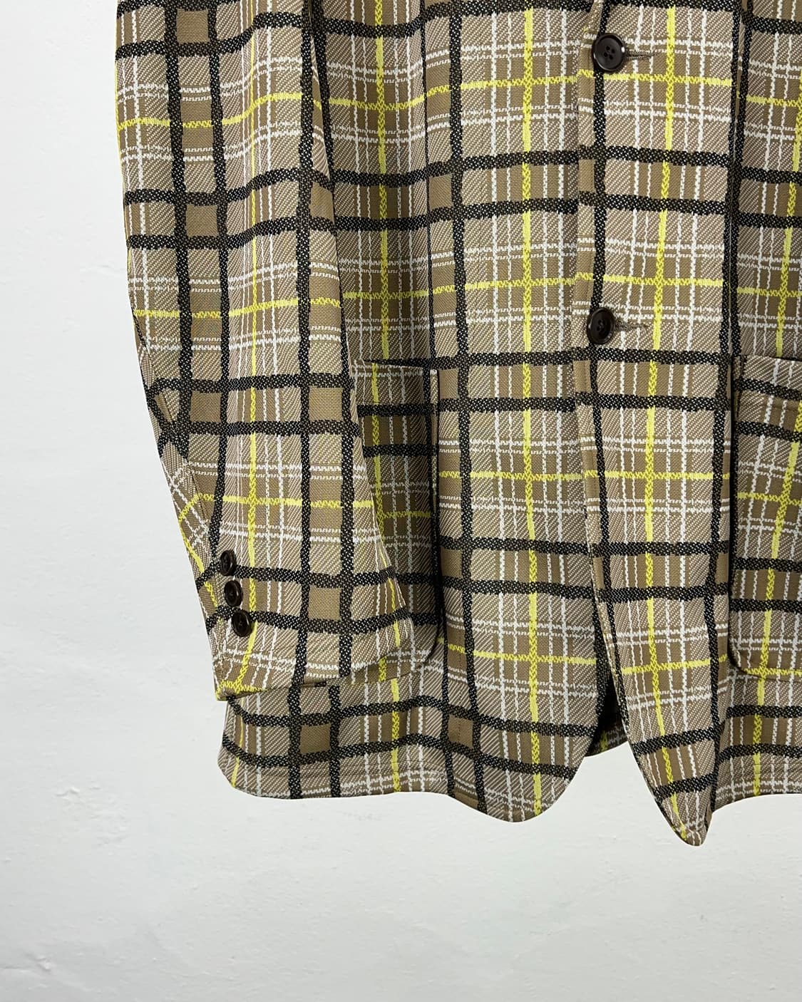 니들스 테일러드 마이크로 체크 2b 블레이저 자켓 상품이미지4