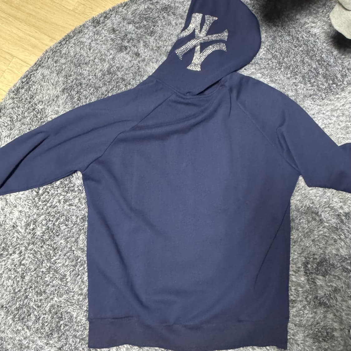 [L] ukjohndoe 양키스 후드 집업 상품이미지2