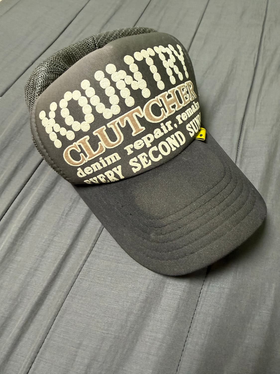 KAPITAL 트러커 캡 그레이 블랙 상품이미지1