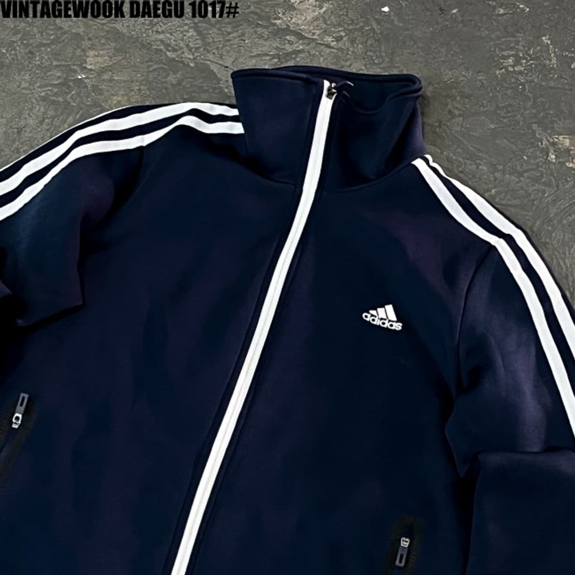 아디다스 져지집업 네이비  상품이미지2