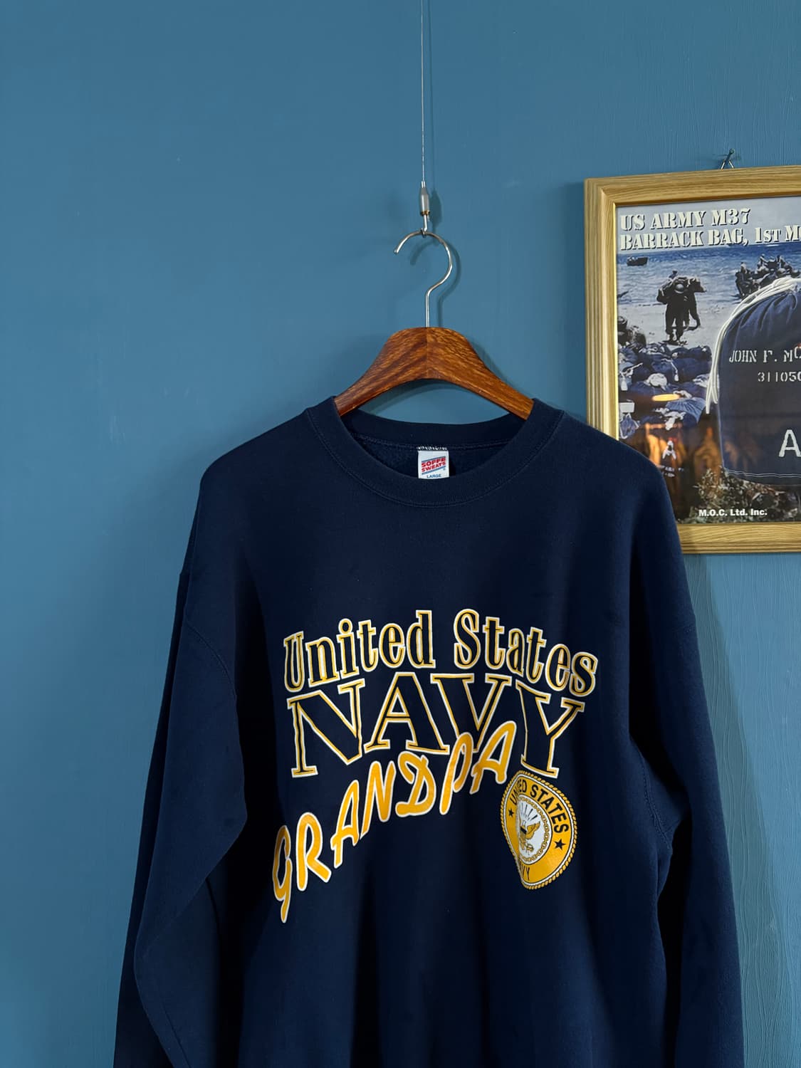 90's U.S Navy Soffee Sweatshirt. 상품이미지2