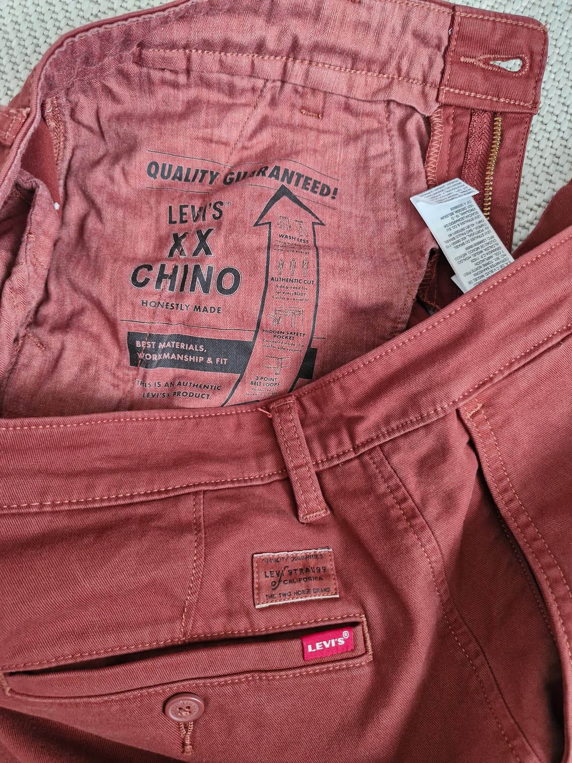 리바이스 XX 치노 스탠다드 테이퍼 W33 새상품급 상품이미지7