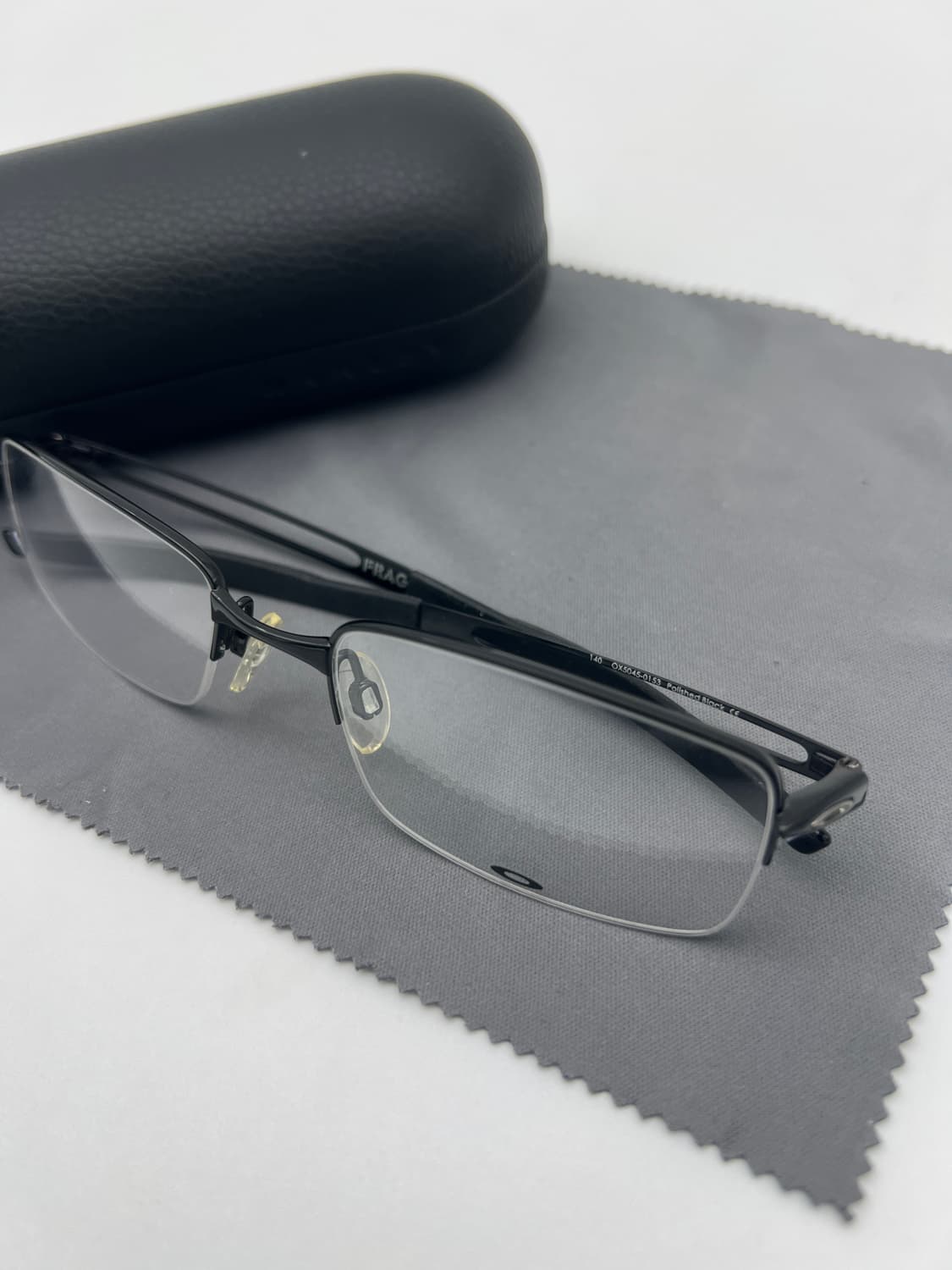 오클리 OAKLEY 반무테 스퀘어 안경 OX5045-0153 FRAG 상품이미지2