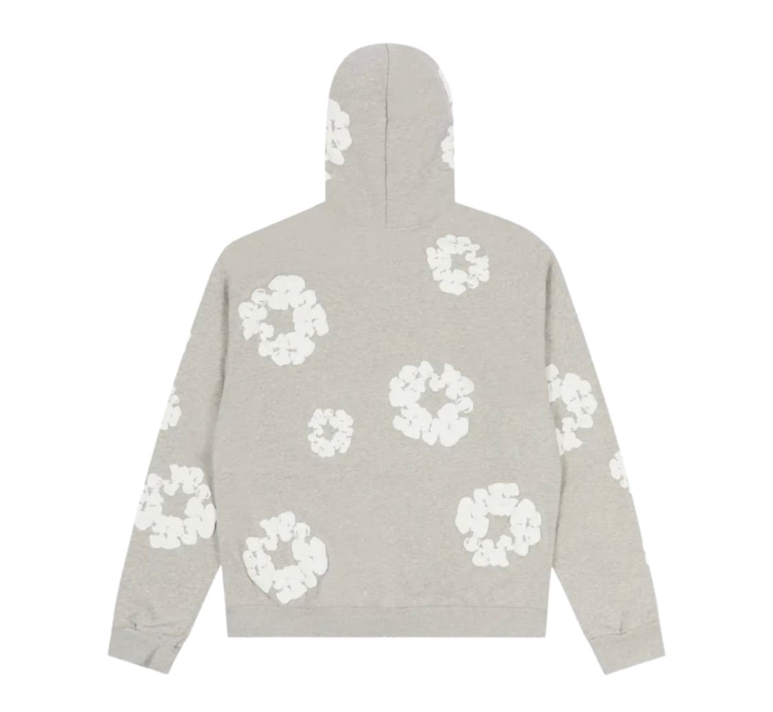 (M) 데님티어스 코튼 후드 집업 그레이 새제품 상품이미지2