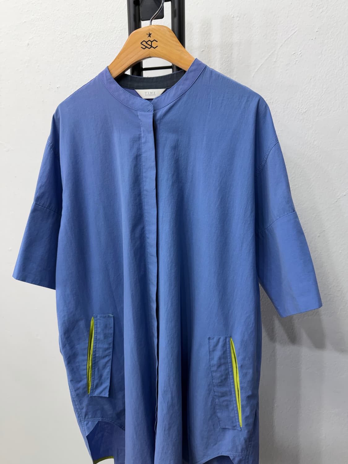 정품) TIME 타임 한섬 여성 블루셔츠 자켓 82 상품이미지2