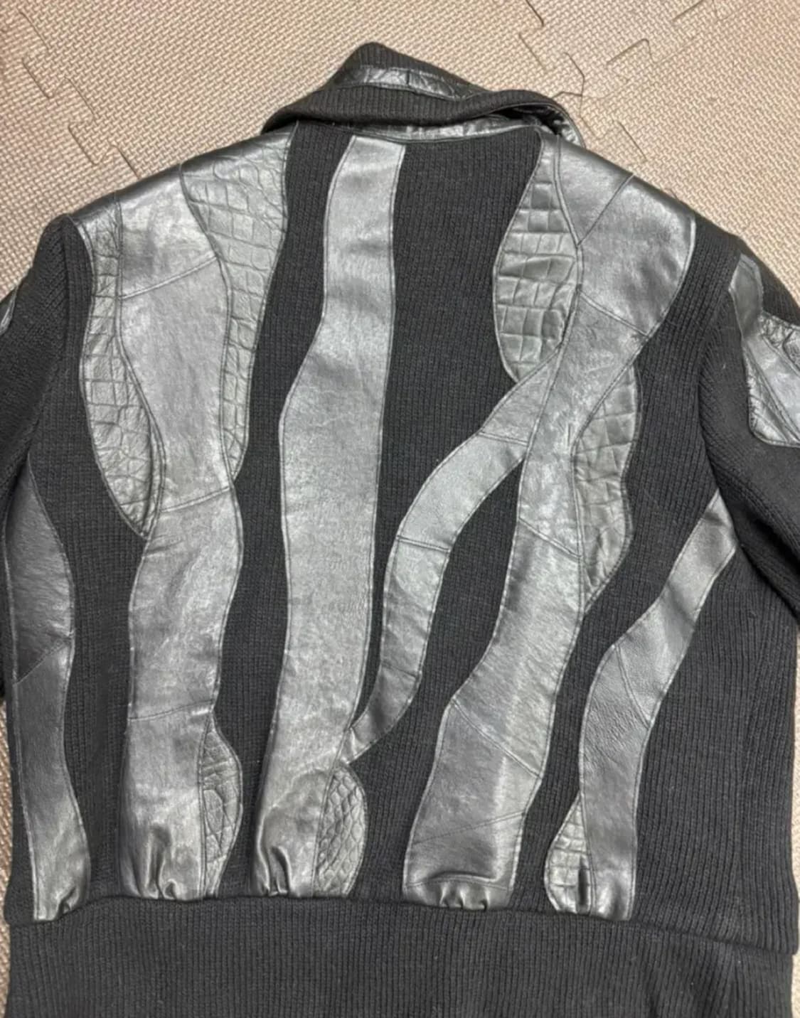 이상봉 램스킨 아플리케 울니트 자켓 상품이미지8