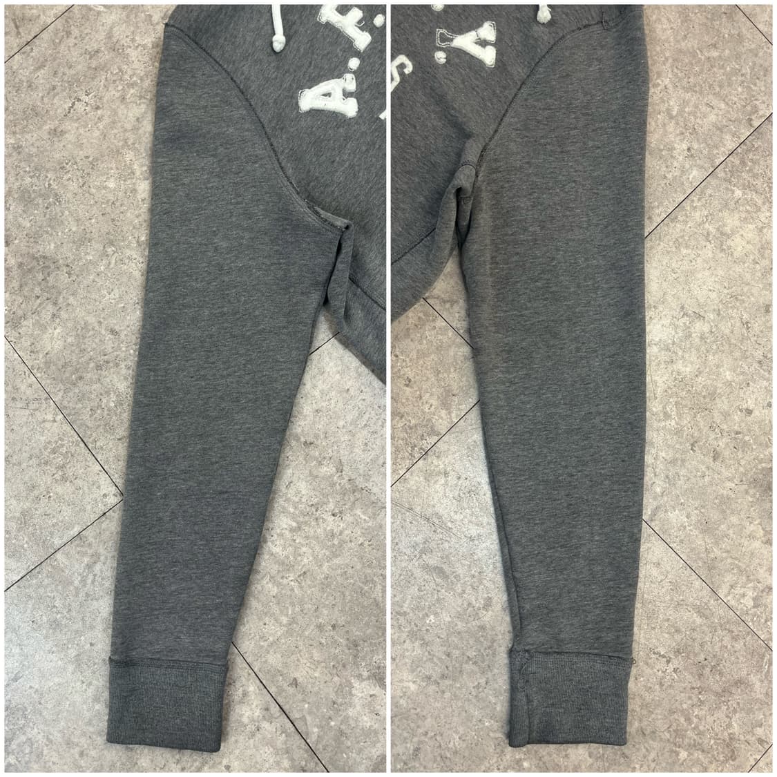 아베크롬비 기모 후드집업 그레이 XL #csz3600 상품이미지7