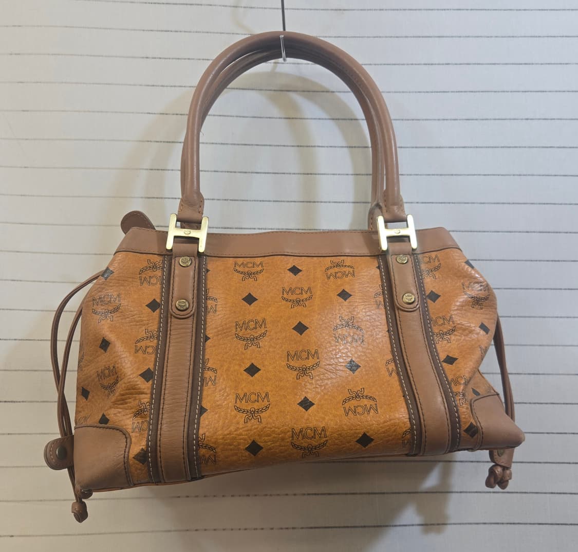 MCM 로고 숄더백(정품) 브라운 토트백 상품이미지10
