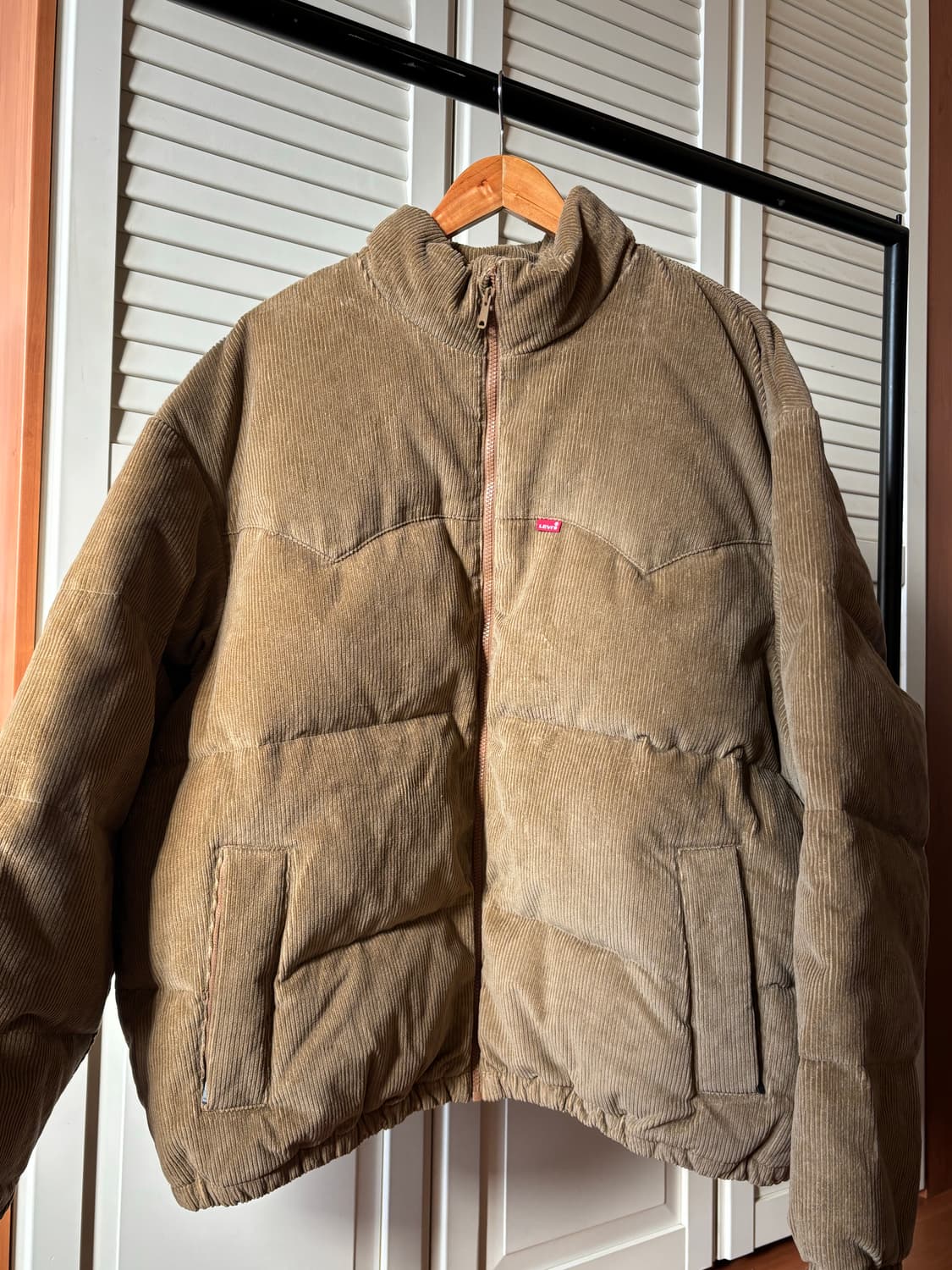 (XL) 리바이스 코듀로이 골덴 덕다운 패딩점퍼 상품이미지1