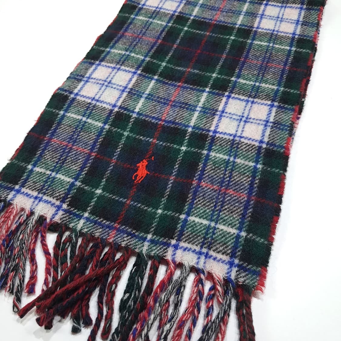 MX514 폴로 이태리판 울 양면 타탄 버팔로 체크 멀티 머플러 목도리 상품이미지3