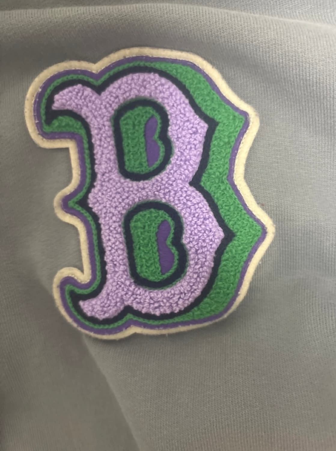 급처합니다 MLB 베이직 헤비웨이트 오버핏 후드티 B (Grey) 상품이미지2