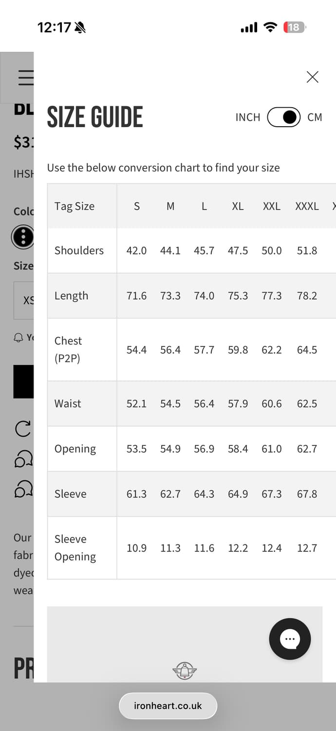 아이언하트 IHSH-266 12oz 데님 와바시 워크셔츠 상품이미지5