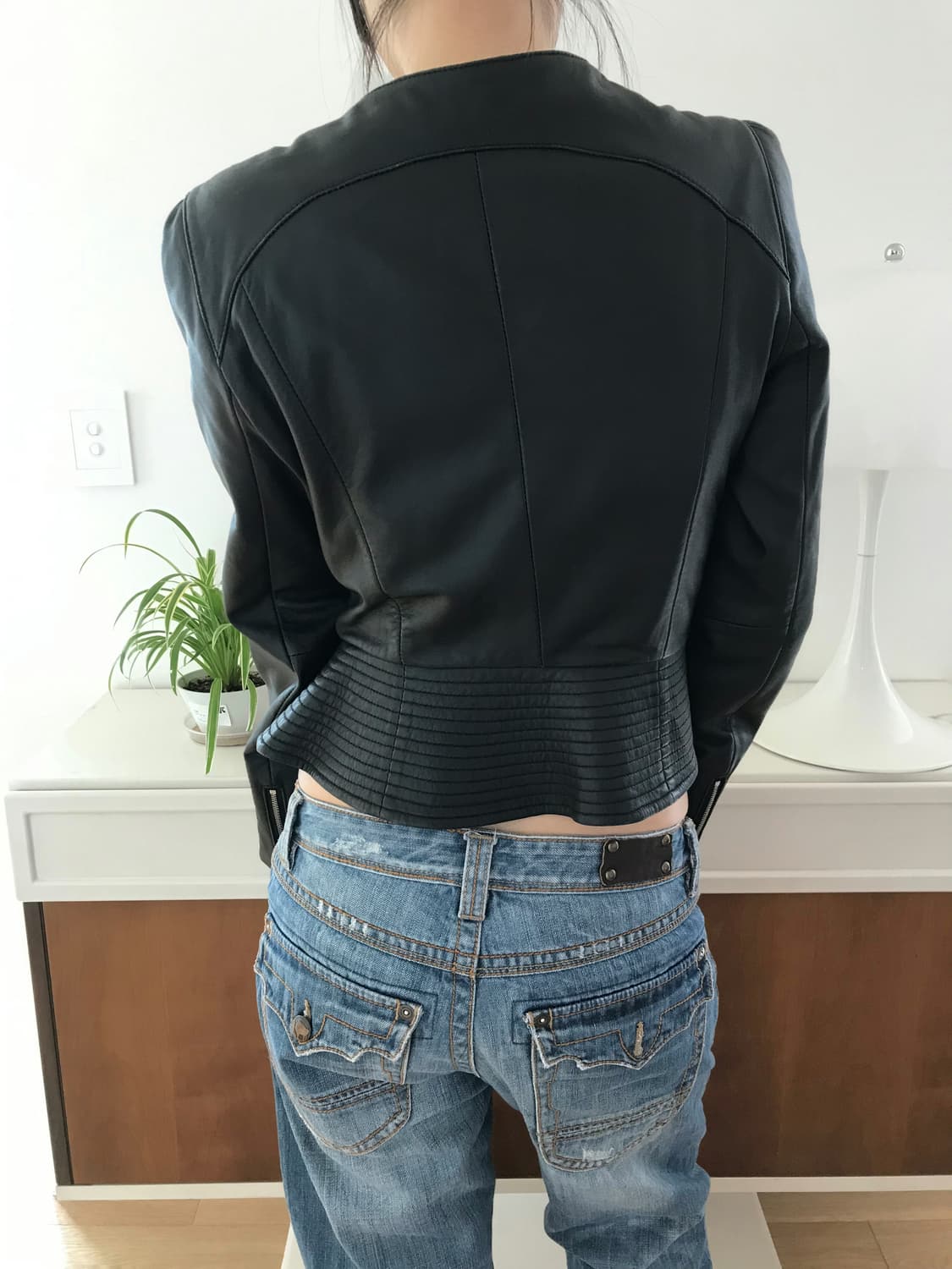 Courreges sheepskin leather jacket 상품이미지6