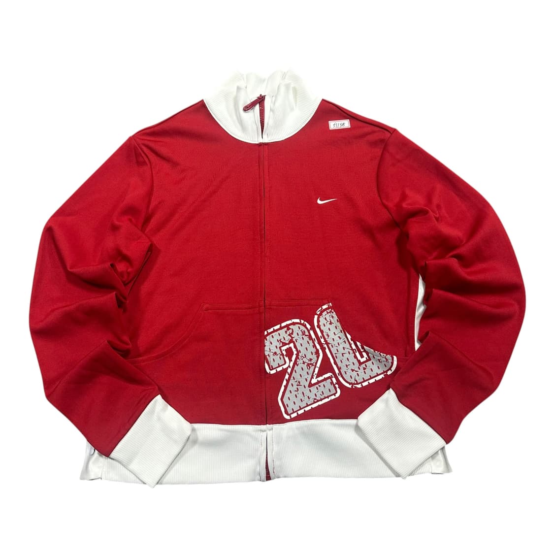 ✨ (세트) 나이키 흰빨 Y2K 빈티지 레드 트랙탑 져지 세트 상품이미지2