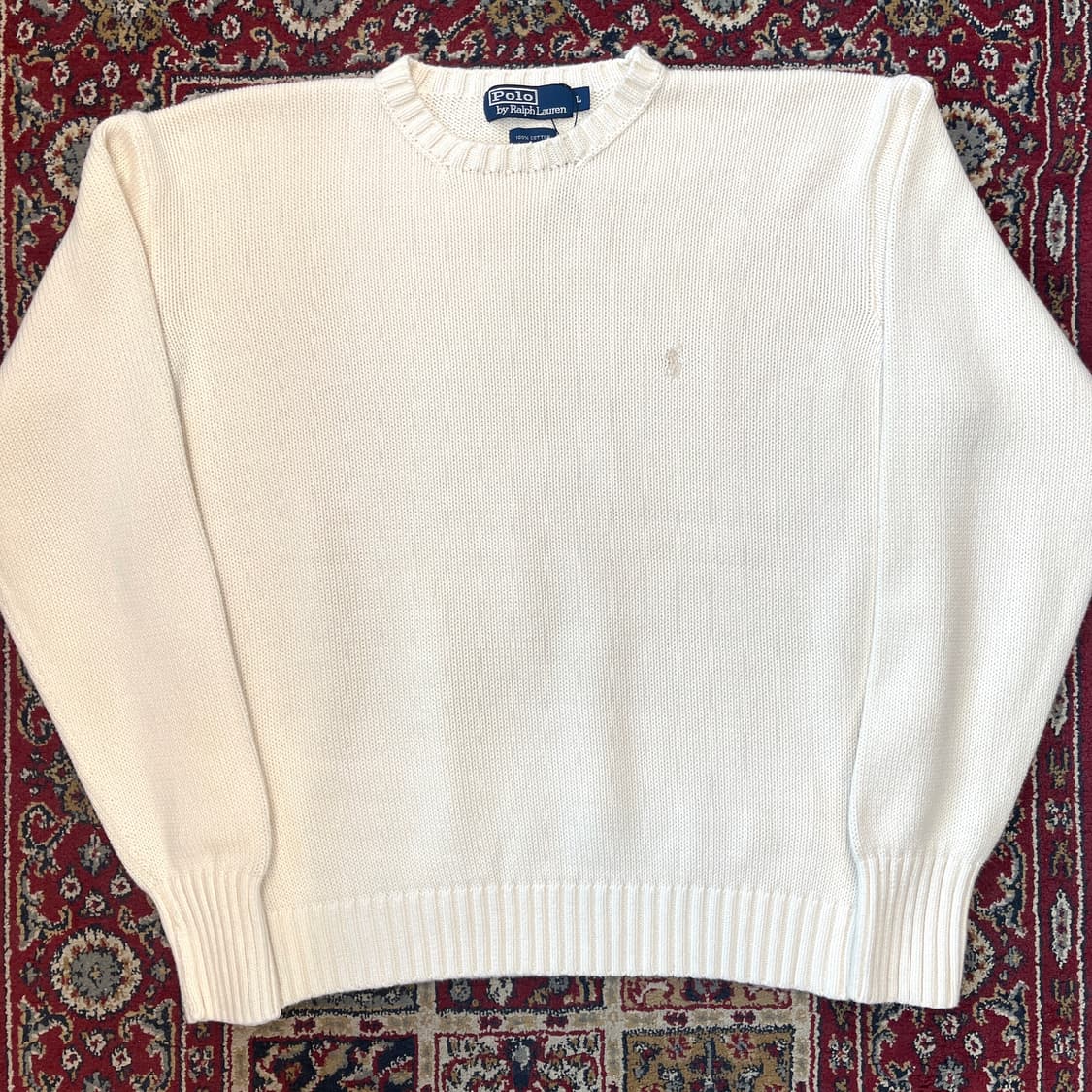 90s 폴로 랄프로렌 코튼 니트 [ 100-105 ] 상품이미지1