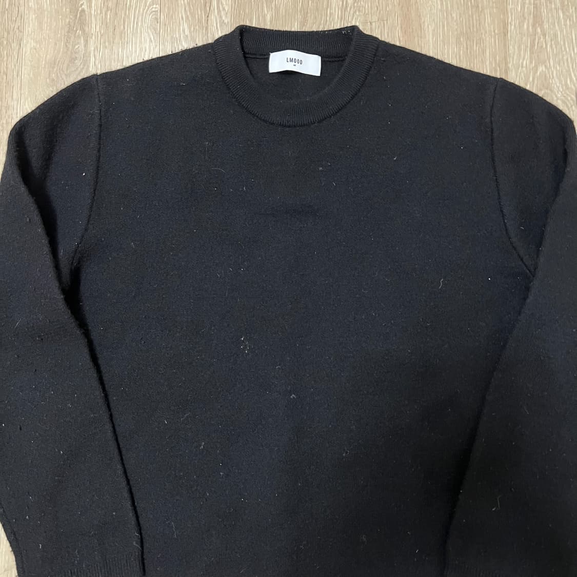 엘무드 미니멀 라운드 니트 44  상품이미지2