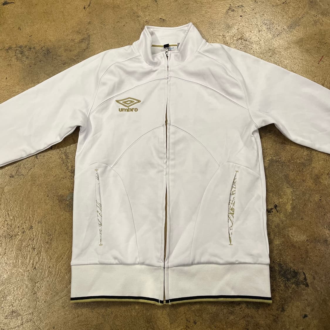 [정품/S] 엄브로 화이트 트랙탑 져지 자켓 b16 상품이미지3