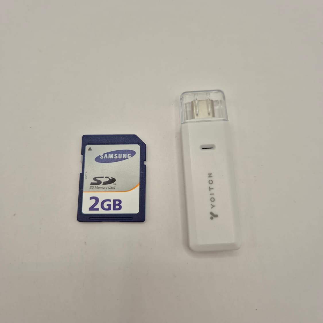 삼성 SD카드 2GB + C타입 리더기 세트 ✨ 구형 디카 필수 메모리 상품이미지1